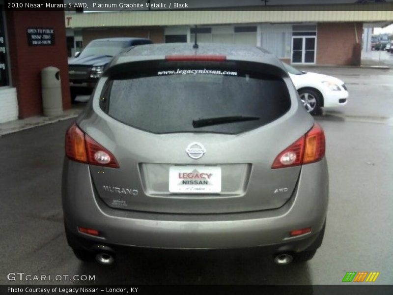 Platinum Graphite Metallic / Black 2010 Nissan Murano S AWD