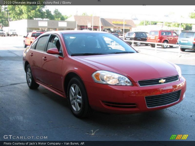 Victory Red / Ebony 2010 Chevrolet Impala LS