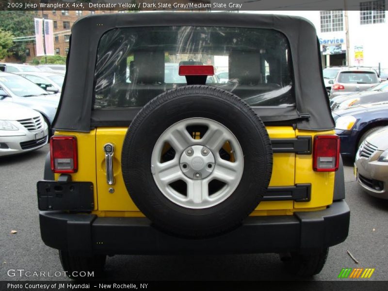 Detonator Yellow / Dark Slate Gray/Medium Slate Gray 2009 Jeep Wrangler X 4x4