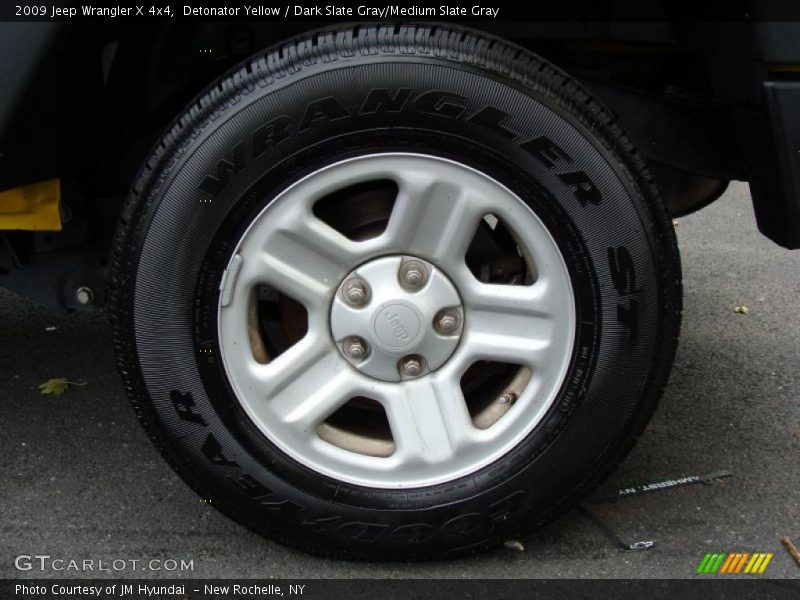 Detonator Yellow / Dark Slate Gray/Medium Slate Gray 2009 Jeep Wrangler X 4x4
