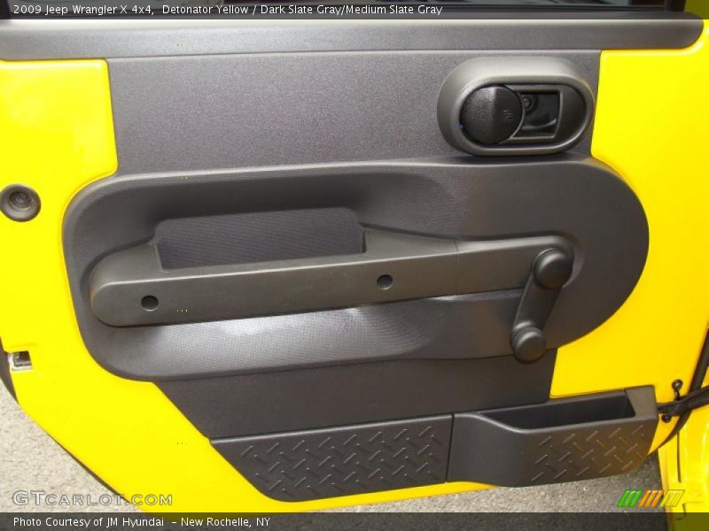 Detonator Yellow / Dark Slate Gray/Medium Slate Gray 2009 Jeep Wrangler X 4x4