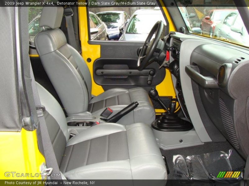 Detonator Yellow / Dark Slate Gray/Medium Slate Gray 2009 Jeep Wrangler X 4x4