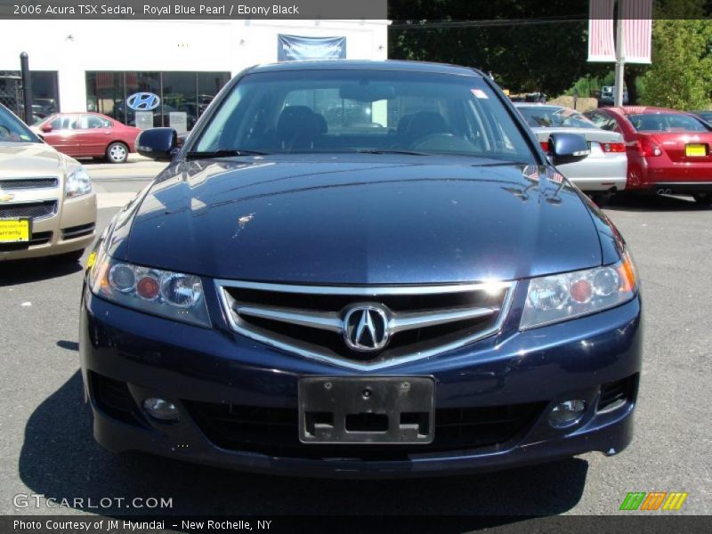 Royal Blue Pearl / Ebony Black 2006 Acura TSX Sedan