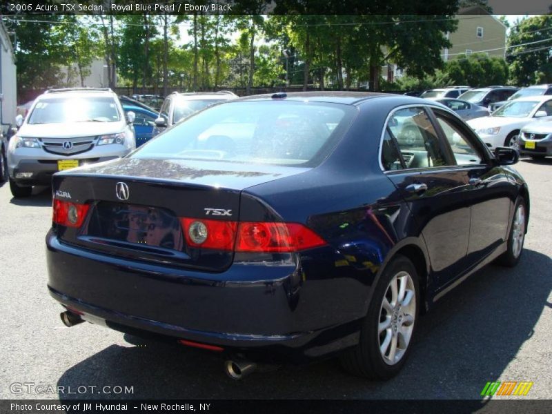 Royal Blue Pearl / Ebony Black 2006 Acura TSX Sedan
