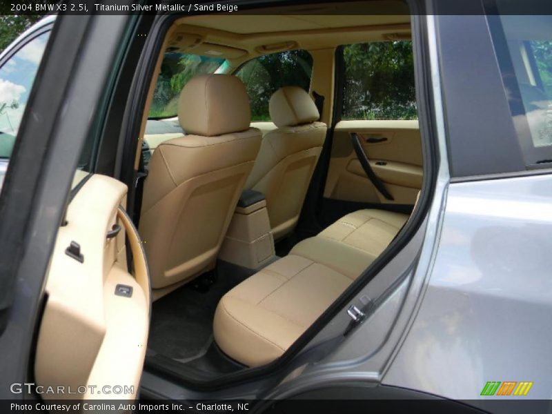 Titanium Silver Metallic / Sand Beige 2004 BMW X3 2.5i
