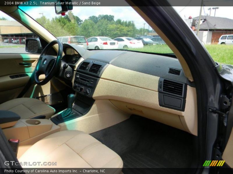 Titanium Silver Metallic / Sand Beige 2004 BMW X3 2.5i