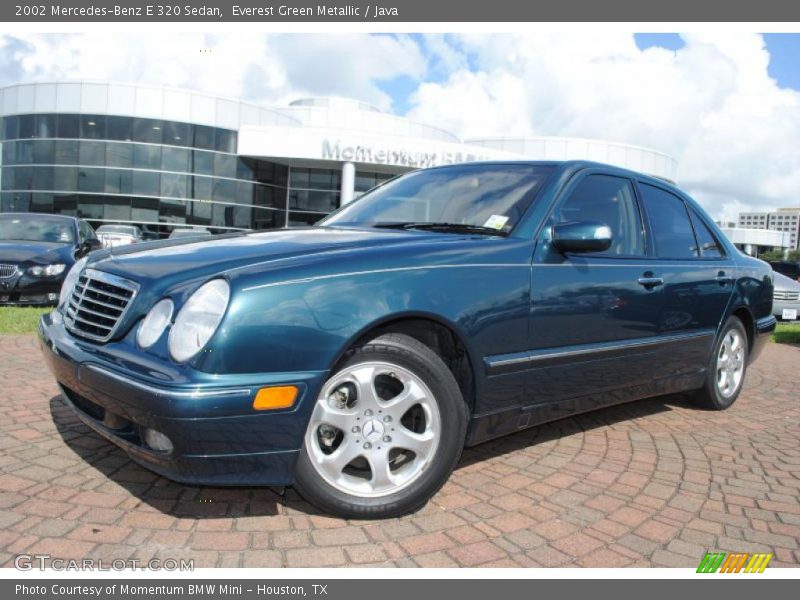 Everest Green Metallic / Java 2002 Mercedes-Benz E 320 Sedan