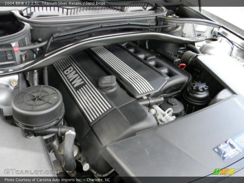 Titanium Silver Metallic / Sand Beige 2004 BMW X3 2.5i