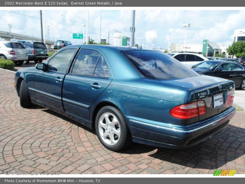 Everest Green Metallic / Java 2002 Mercedes-Benz E 320 Sedan