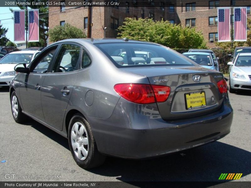 Carbon Gray Metallic / Gray 2008 Hyundai Elantra GLS Sedan