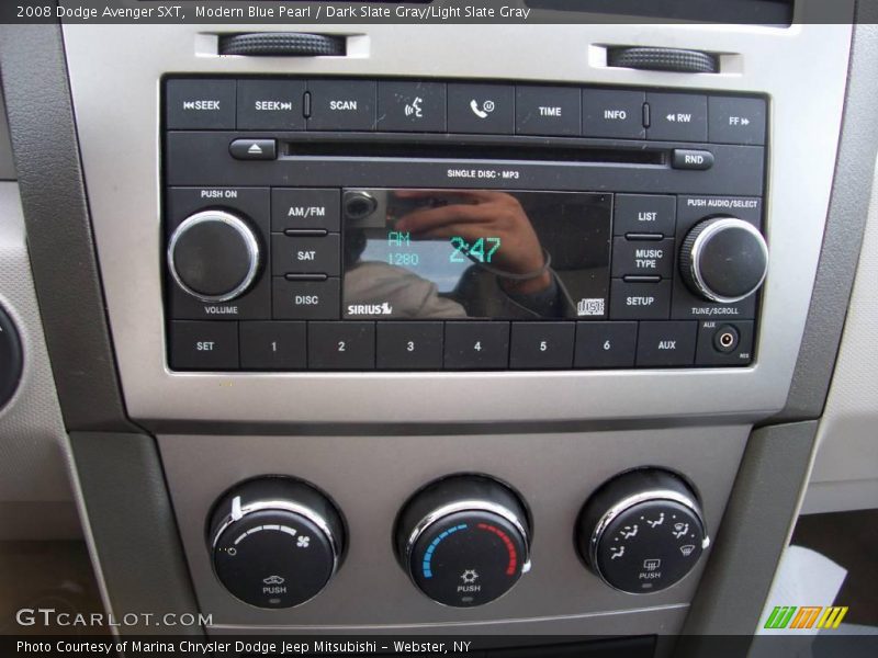 Modern Blue Pearl / Dark Slate Gray/Light Slate Gray 2008 Dodge Avenger SXT