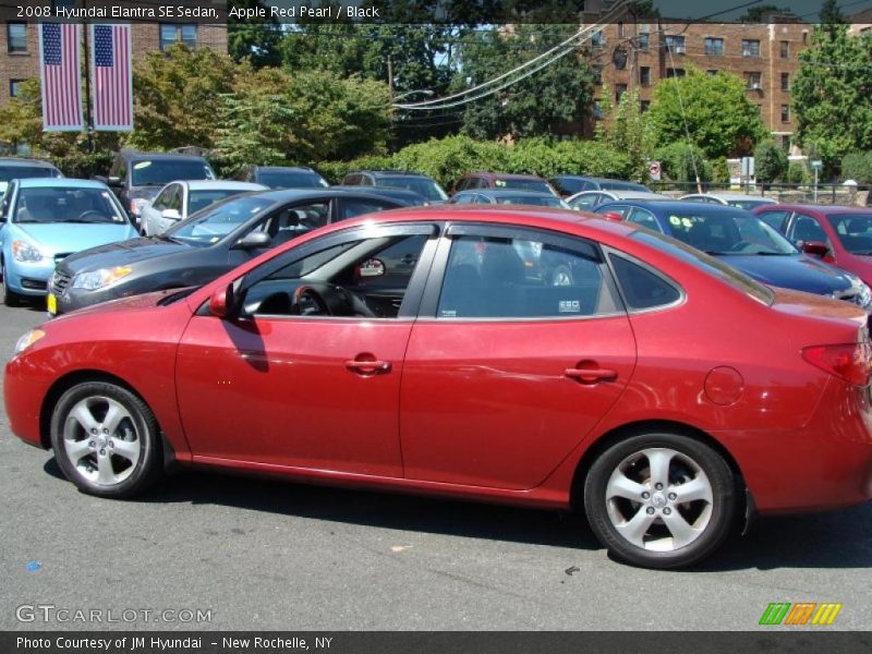 Apple Red Pearl / Black 2008 Hyundai Elantra SE Sedan