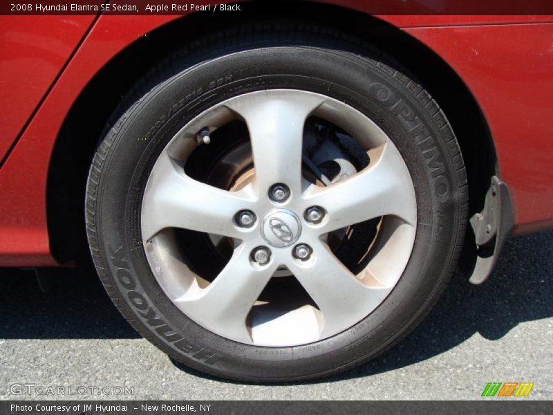 Apple Red Pearl / Black 2008 Hyundai Elantra SE Sedan