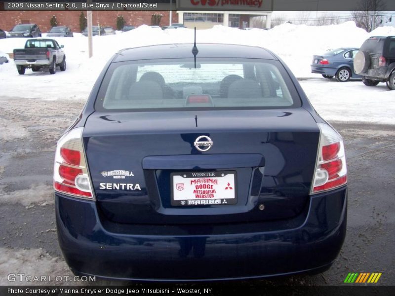 Blue Onyx / Charcoal/Steel 2008 Nissan Sentra 2.0