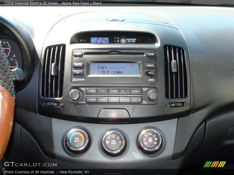 Apple Red Pearl / Black 2008 Hyundai Elantra SE Sedan