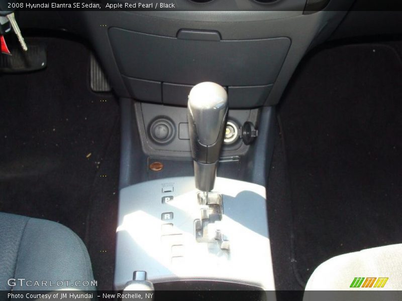 Apple Red Pearl / Black 2008 Hyundai Elantra SE Sedan