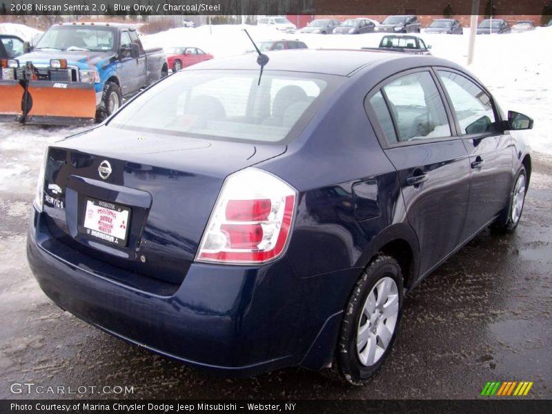Blue Onyx / Charcoal/Steel 2008 Nissan Sentra 2.0