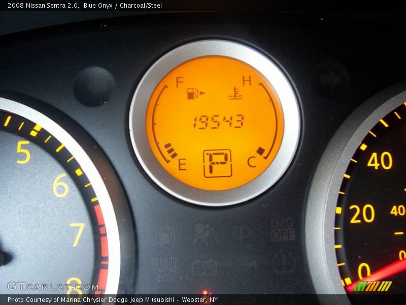 Blue Onyx / Charcoal/Steel 2008 Nissan Sentra 2.0