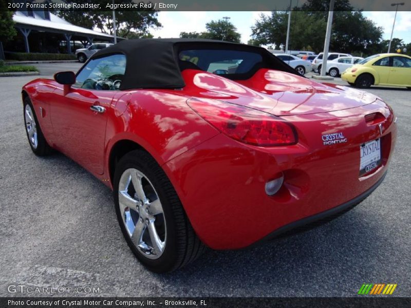 Aggressive Red / Ebony 2007 Pontiac Solstice Roadster