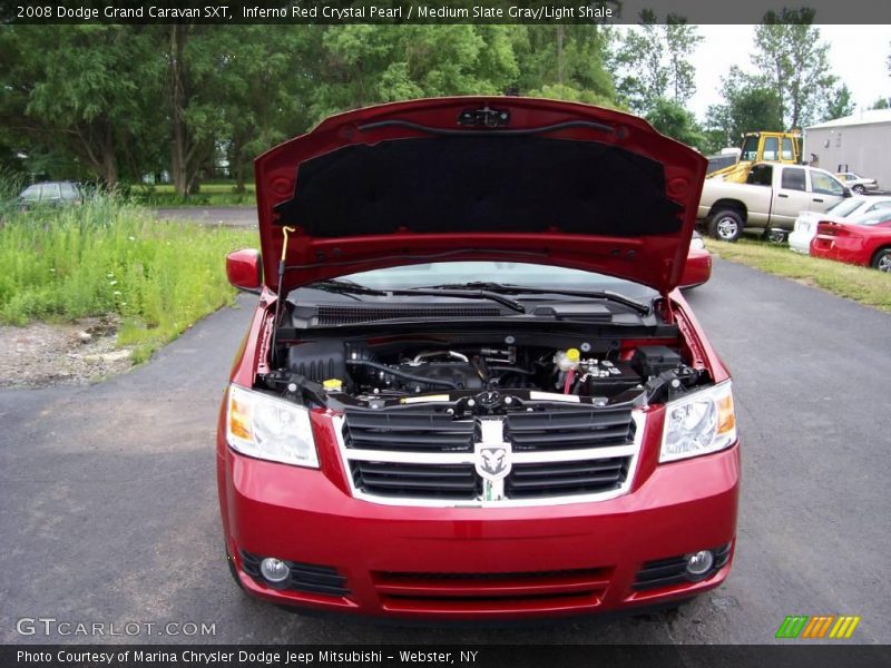 Inferno Red Crystal Pearl / Medium Slate Gray/Light Shale 2008 Dodge Grand Caravan SXT