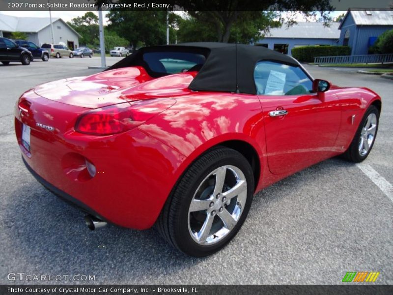 Aggressive Red / Ebony 2007 Pontiac Solstice Roadster