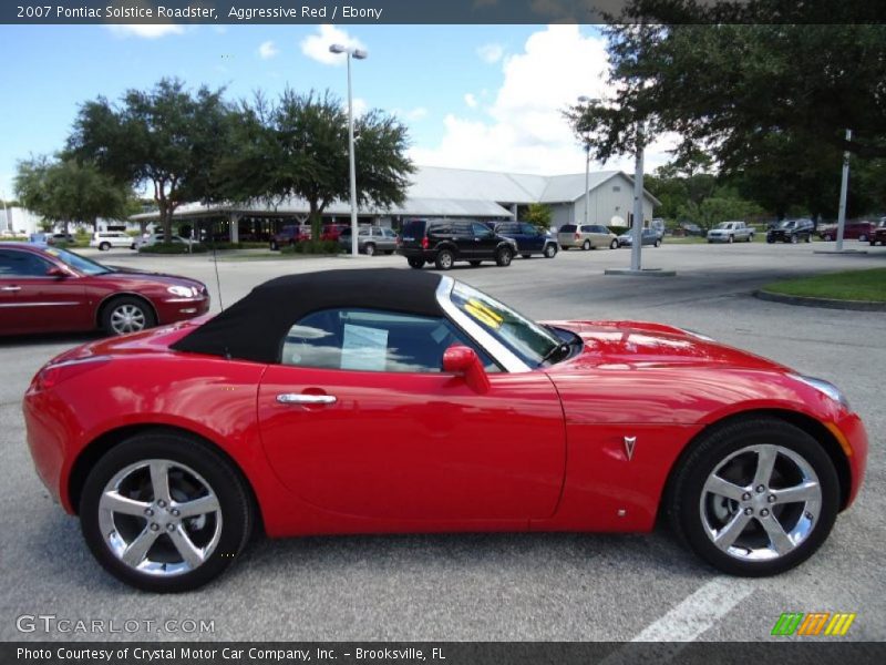 Aggressive Red / Ebony 2007 Pontiac Solstice Roadster