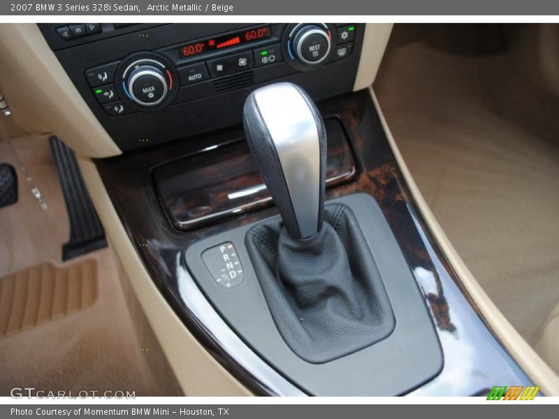 Arctic Metallic / Beige 2007 BMW 3 Series 328i Sedan