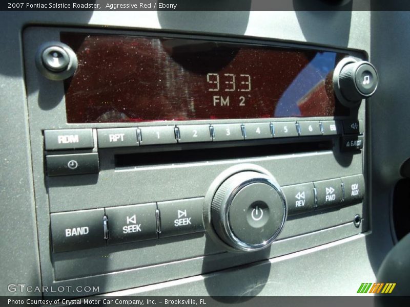 Aggressive Red / Ebony 2007 Pontiac Solstice Roadster