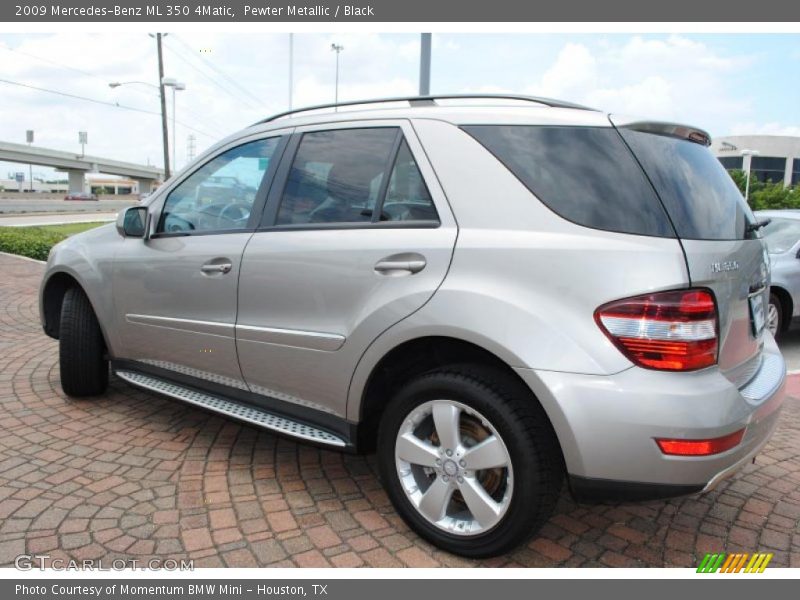 Pewter Metallic / Black 2009 Mercedes-Benz ML 350 4Matic