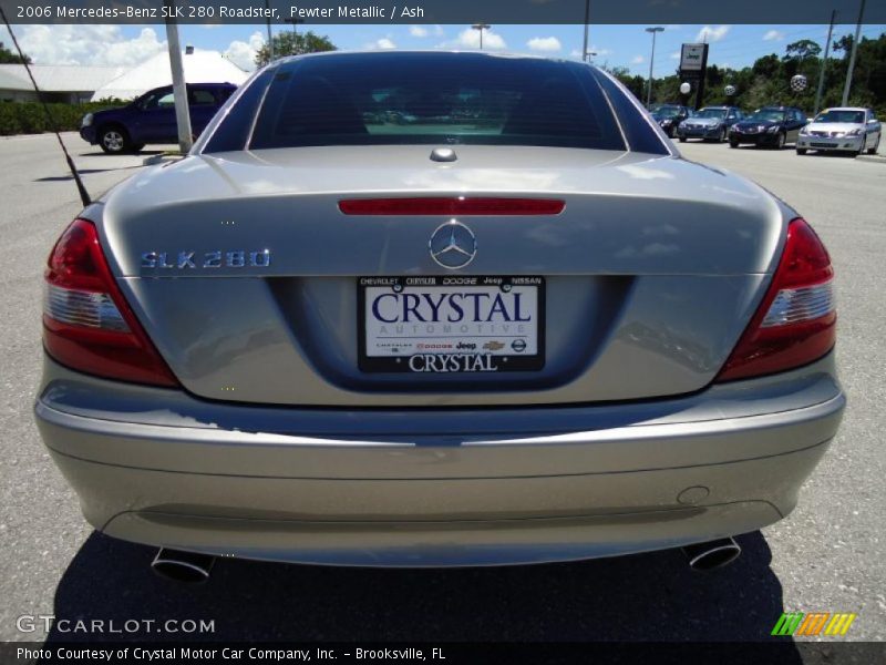 Pewter Metallic / Ash 2006 Mercedes-Benz SLK 280 Roadster
