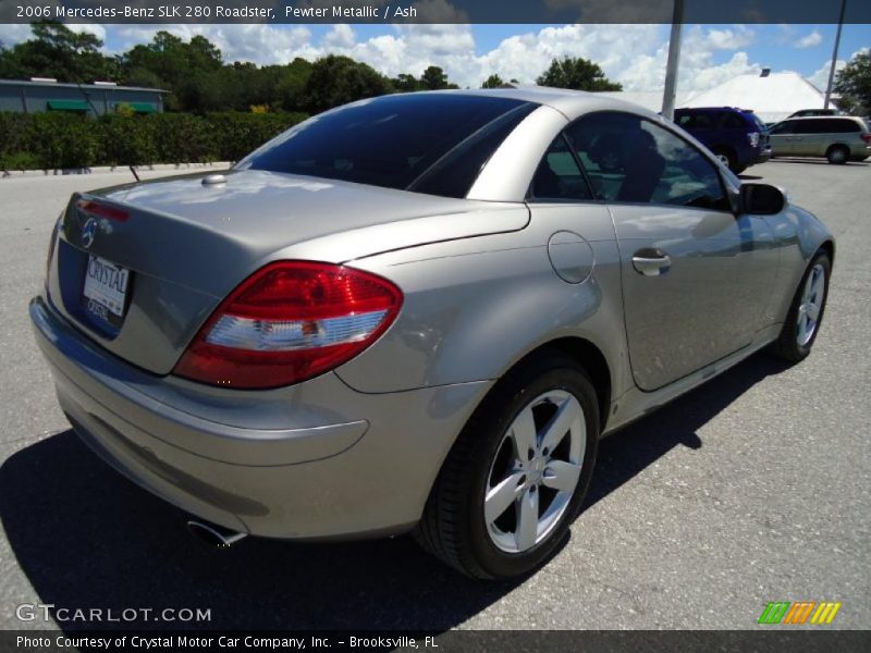 Pewter Metallic / Ash 2006 Mercedes-Benz SLK 280 Roadster