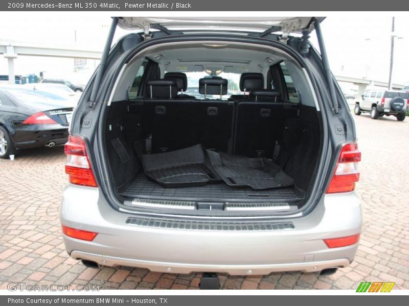 Pewter Metallic / Black 2009 Mercedes-Benz ML 350 4Matic