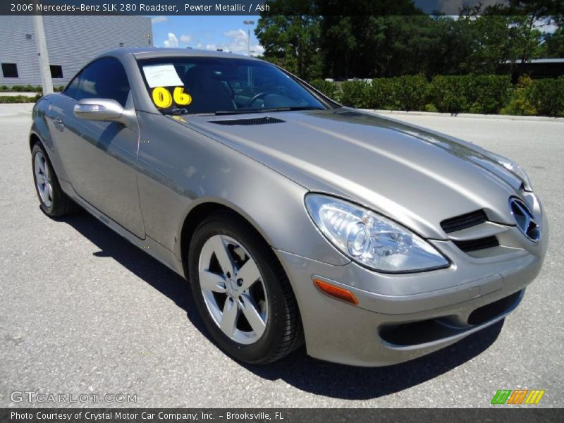 Pewter Metallic / Ash 2006 Mercedes-Benz SLK 280 Roadster