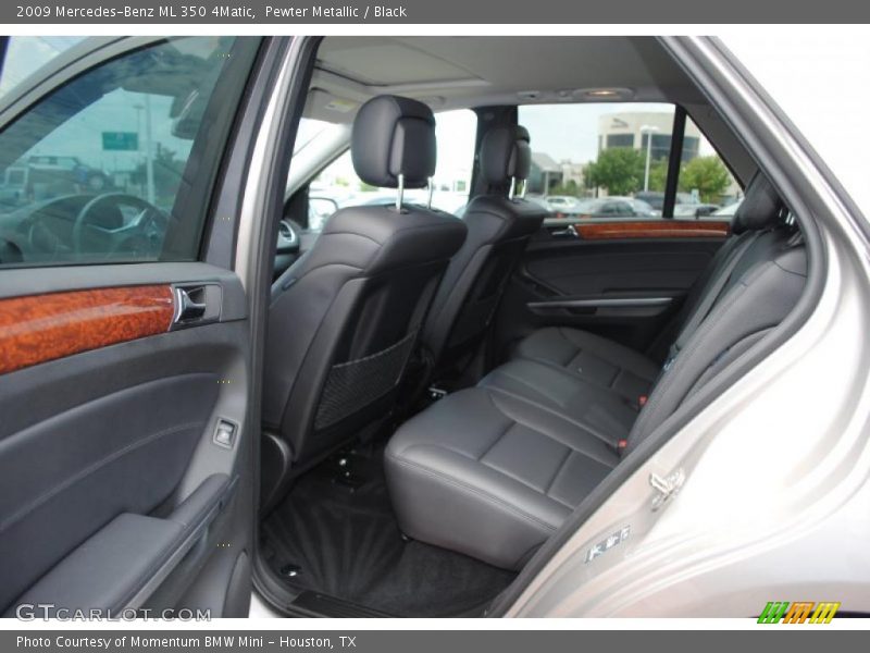 Pewter Metallic / Black 2009 Mercedes-Benz ML 350 4Matic