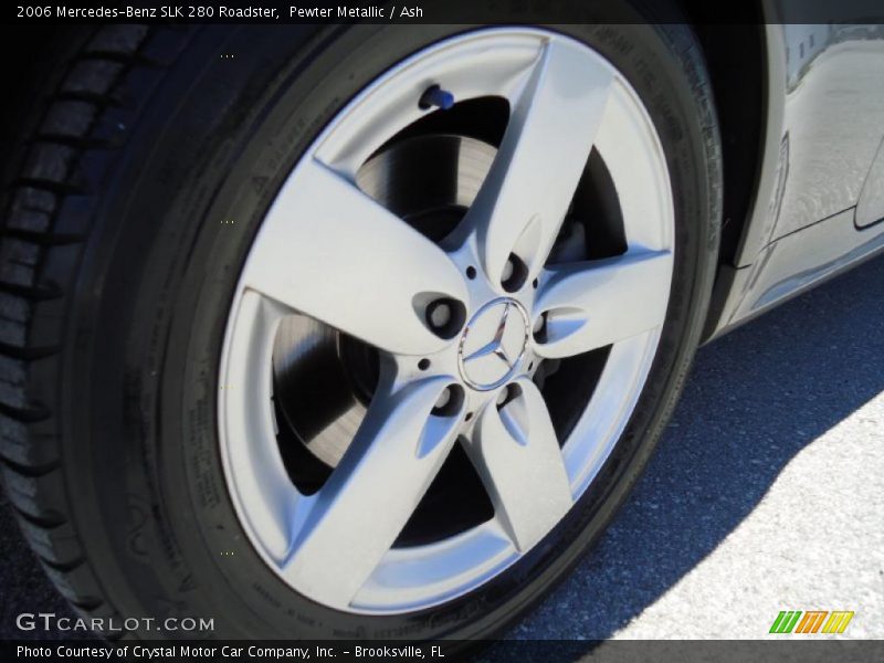 Pewter Metallic / Ash 2006 Mercedes-Benz SLK 280 Roadster