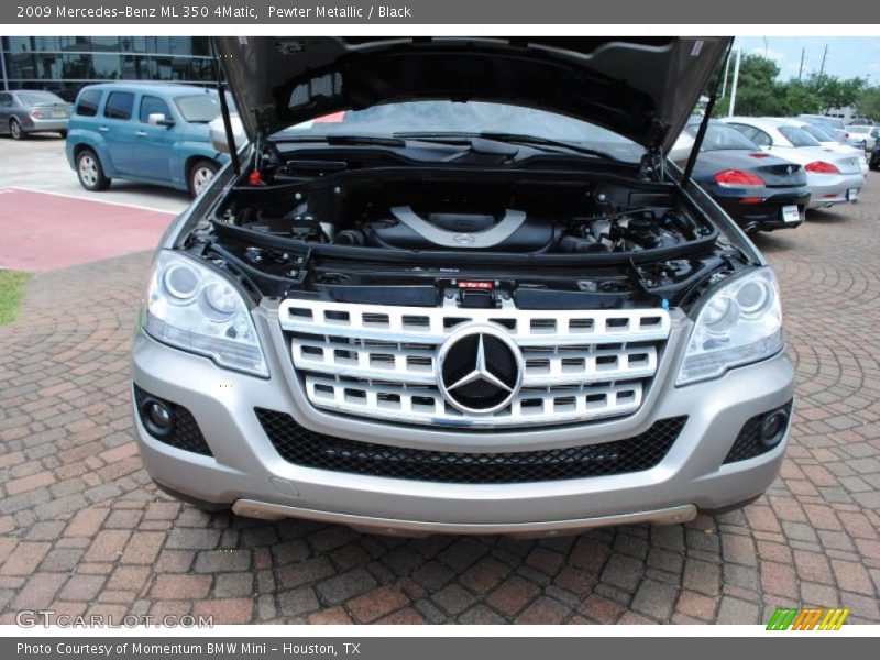 Pewter Metallic / Black 2009 Mercedes-Benz ML 350 4Matic