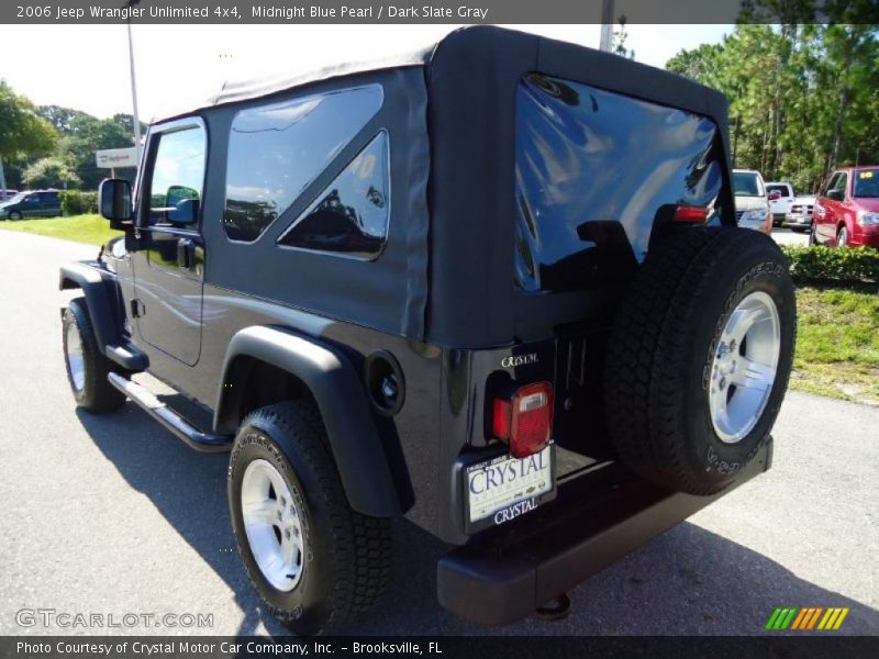 Midnight Blue Pearl / Dark Slate Gray 2006 Jeep Wrangler Unlimited 4x4