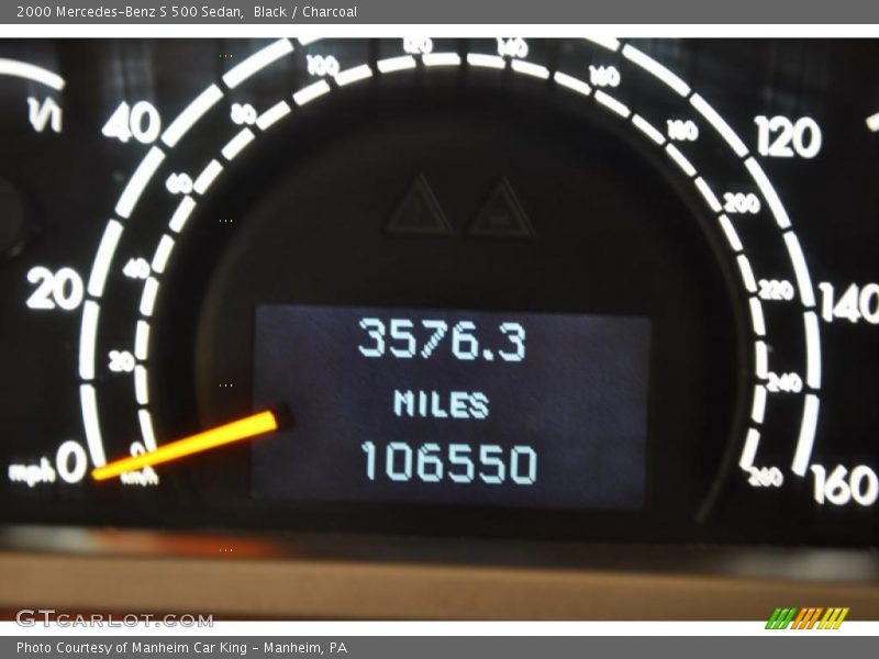 Black / Charcoal 2000 Mercedes-Benz S 500 Sedan