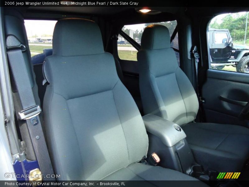 Midnight Blue Pearl / Dark Slate Gray 2006 Jeep Wrangler Unlimited 4x4