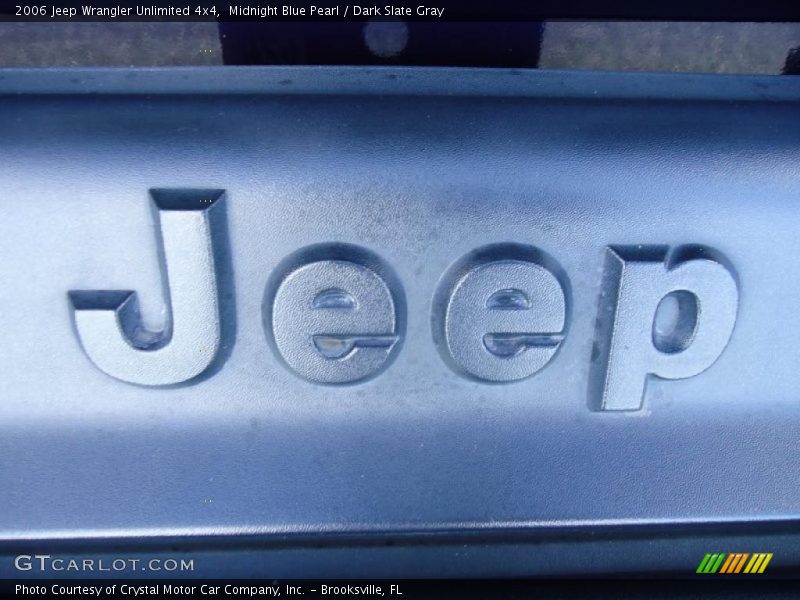 Midnight Blue Pearl / Dark Slate Gray 2006 Jeep Wrangler Unlimited 4x4