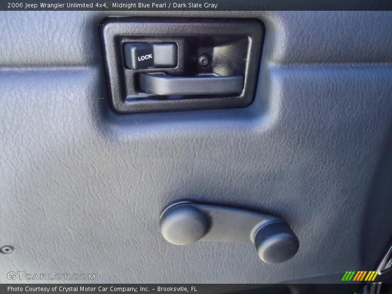 Midnight Blue Pearl / Dark Slate Gray 2006 Jeep Wrangler Unlimited 4x4