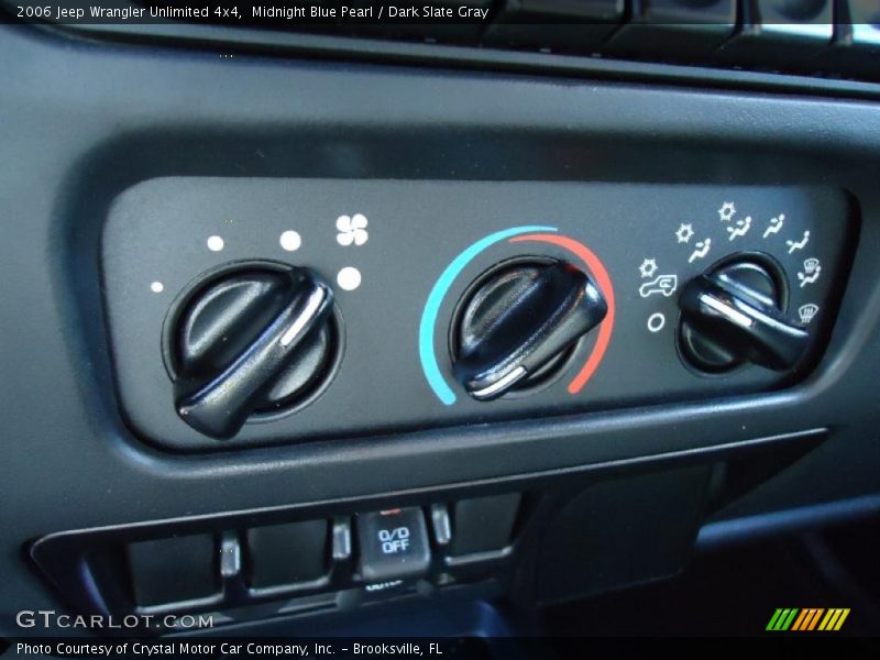 Midnight Blue Pearl / Dark Slate Gray 2006 Jeep Wrangler Unlimited 4x4