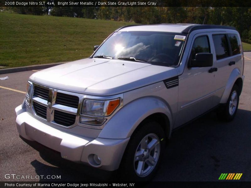 Bright Silver Metallic / Dark Slate Gray/Light Slate Gray 2008 Dodge Nitro SLT 4x4