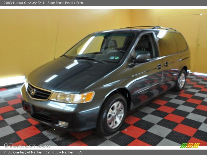 Sage Brush Pearl / Fern 2003 Honda Odyssey EX-L