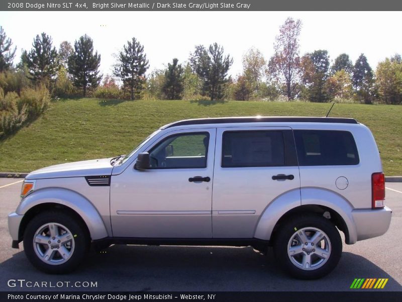 Bright Silver Metallic / Dark Slate Gray/Light Slate Gray 2008 Dodge Nitro SLT 4x4