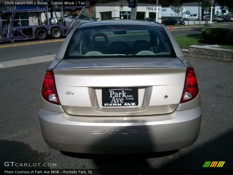 Golden Wheat / Tan 2004 Saturn ION 3 Sedan