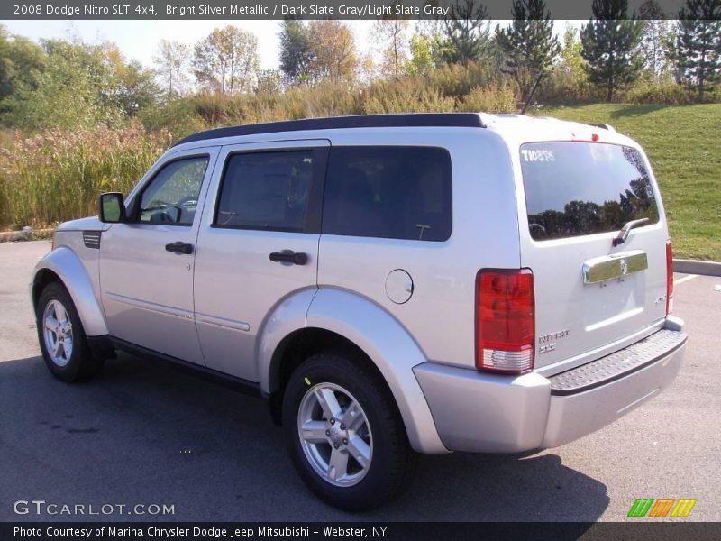 Bright Silver Metallic / Dark Slate Gray/Light Slate Gray 2008 Dodge Nitro SLT 4x4