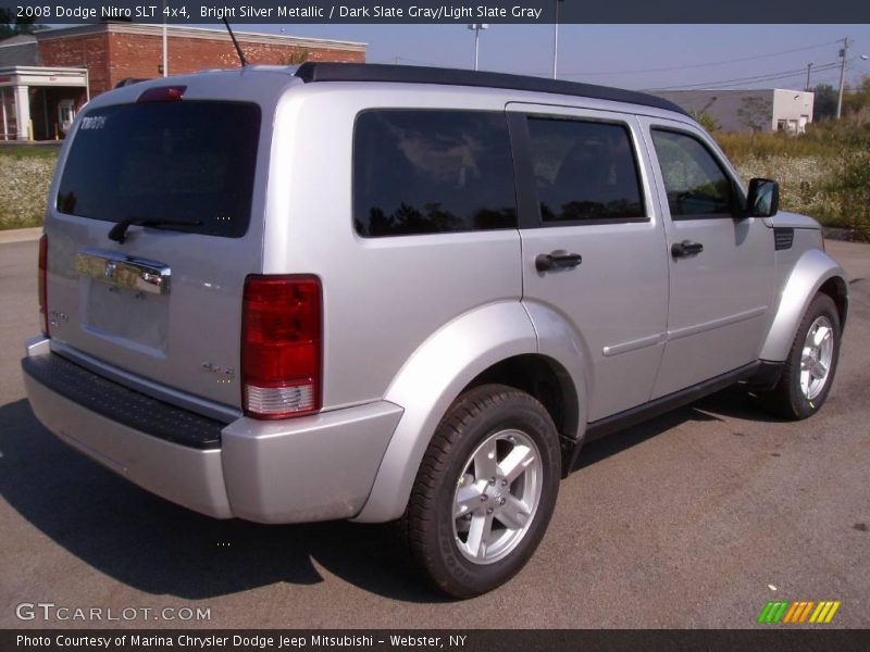 Bright Silver Metallic / Dark Slate Gray/Light Slate Gray 2008 Dodge Nitro SLT 4x4