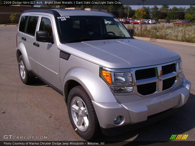 Bright Silver Metallic / Dark Slate Gray/Light Slate Gray 2008 Dodge Nitro SLT 4x4