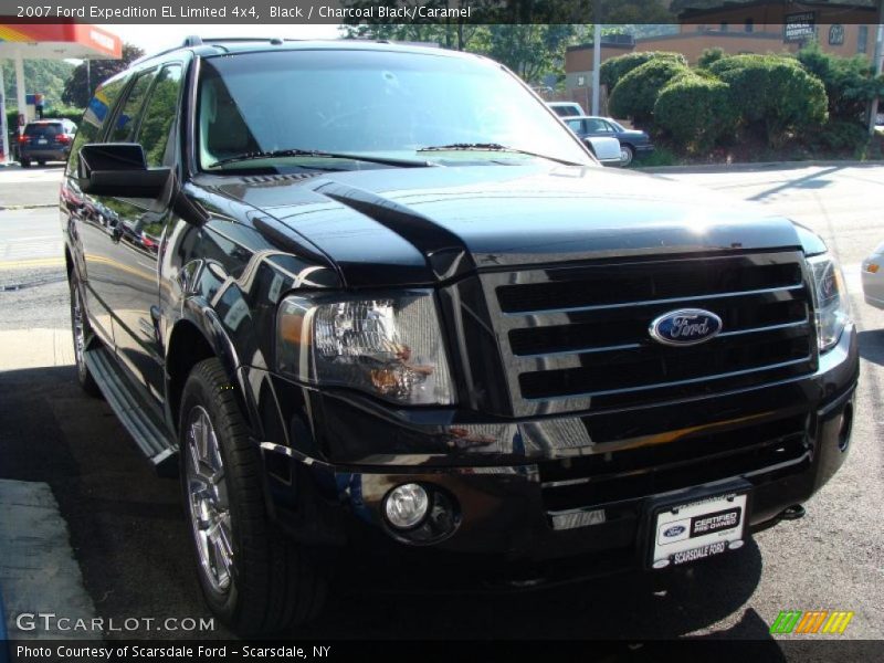 Black / Charcoal Black/Caramel 2007 Ford Expedition EL Limited 4x4